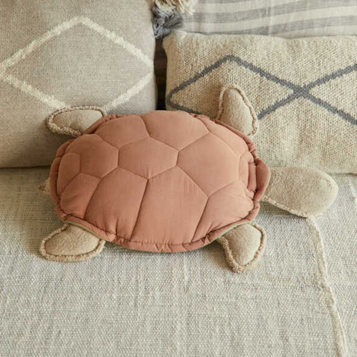 Coussin tortue 30x45cm SEA WONDERS Lorena Canals