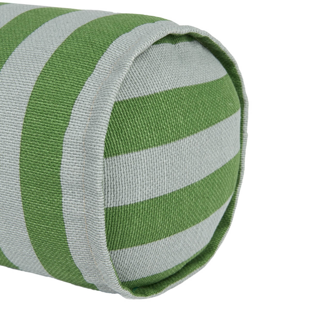 Coussin traversin VIBES  Nobodinoz Green blue stripes