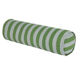 Coussin traversin VIBES  Nobodinoz Green blue stripes
