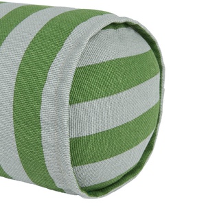 Coussin traversin VIBES  Nobodinoz Green blue stripes