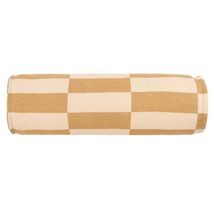 Coussin traversin VIBES  Nobodinoz Mustard and sand tiles