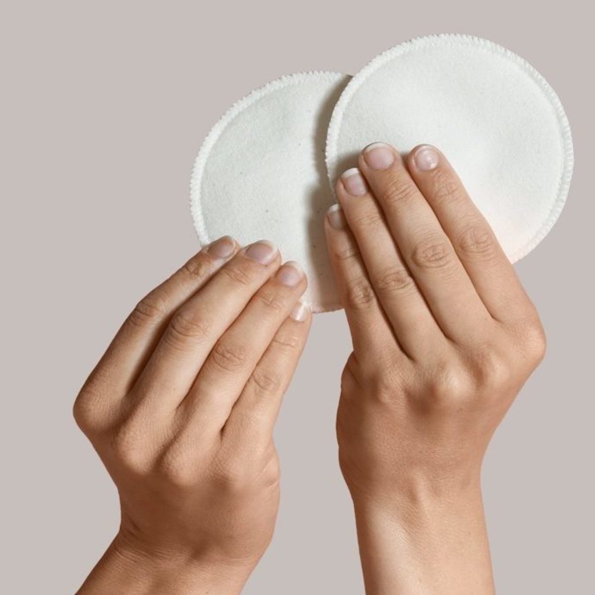 Coussinets d'allaitement coton Uni Carriwell Blanc