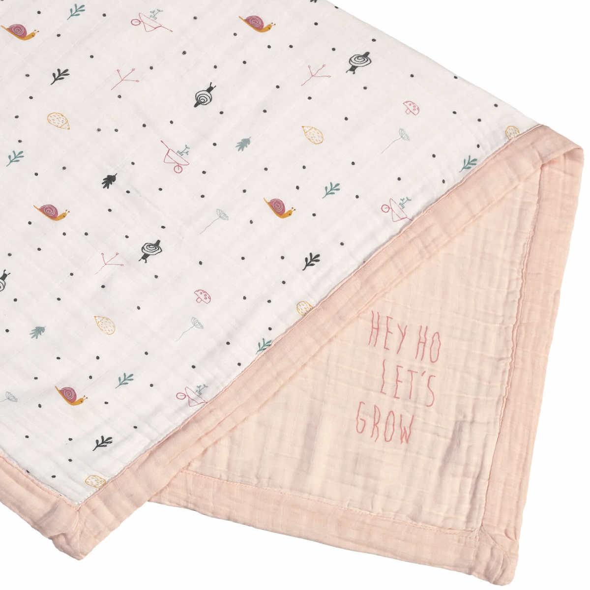 Couverture 100x100cm GARDEN EXPLOER Laessig escargot