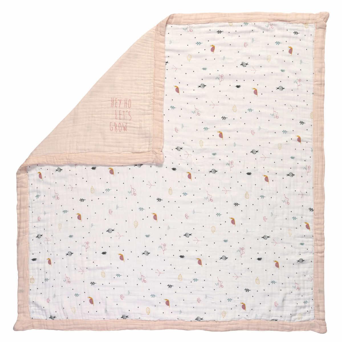 Couverture 100x100cm GARDEN EXPLOER Laessig escargot