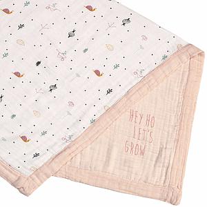 Couverture 100x100cm GARDEN EXPLOER Laessig escargot