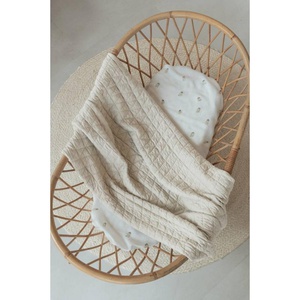 Couverture 100x75cm Bamboom birch sand