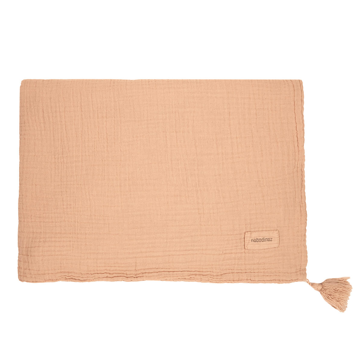 Couverture 65x100cm WABI SABI Nobodinoz Powder pink