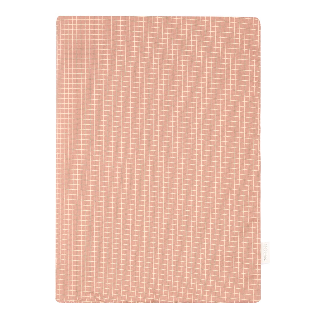 Couverture 70x100cm STORIES Édition limitée Nobodinoz blush lemon grid