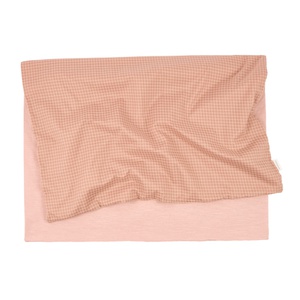Couverture 70x100cm STORIES Édition limitée Nobodinoz blush lemon grid