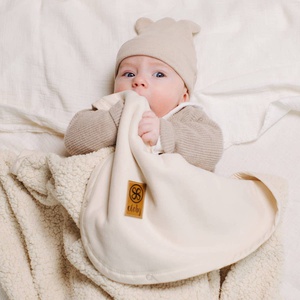 Couverture 95x75cm TEDDY Cloby Off White