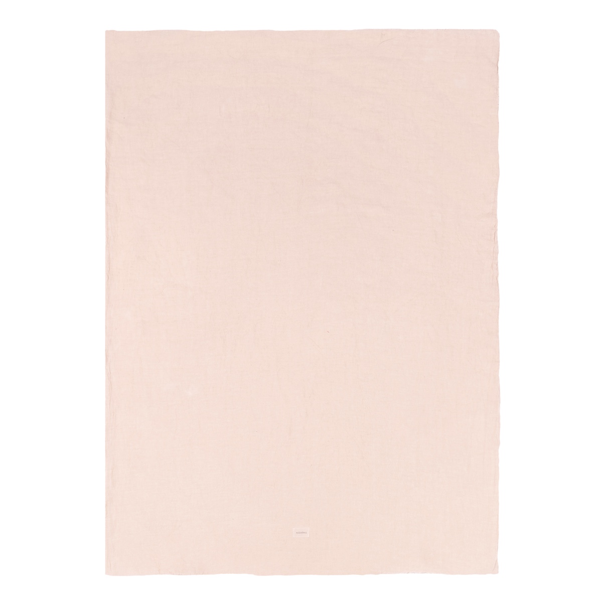 Couverture bébé 100x140cm WASHED FRENCH LINEN Nobodinoz mauve pink