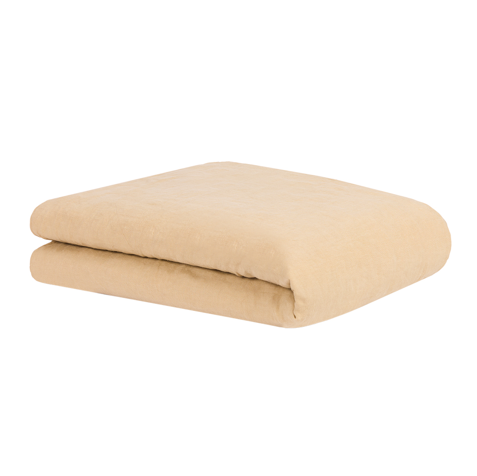 Couverture bébé 100x140cm WASHED FRENCH LINEN Nobodinoz sand
