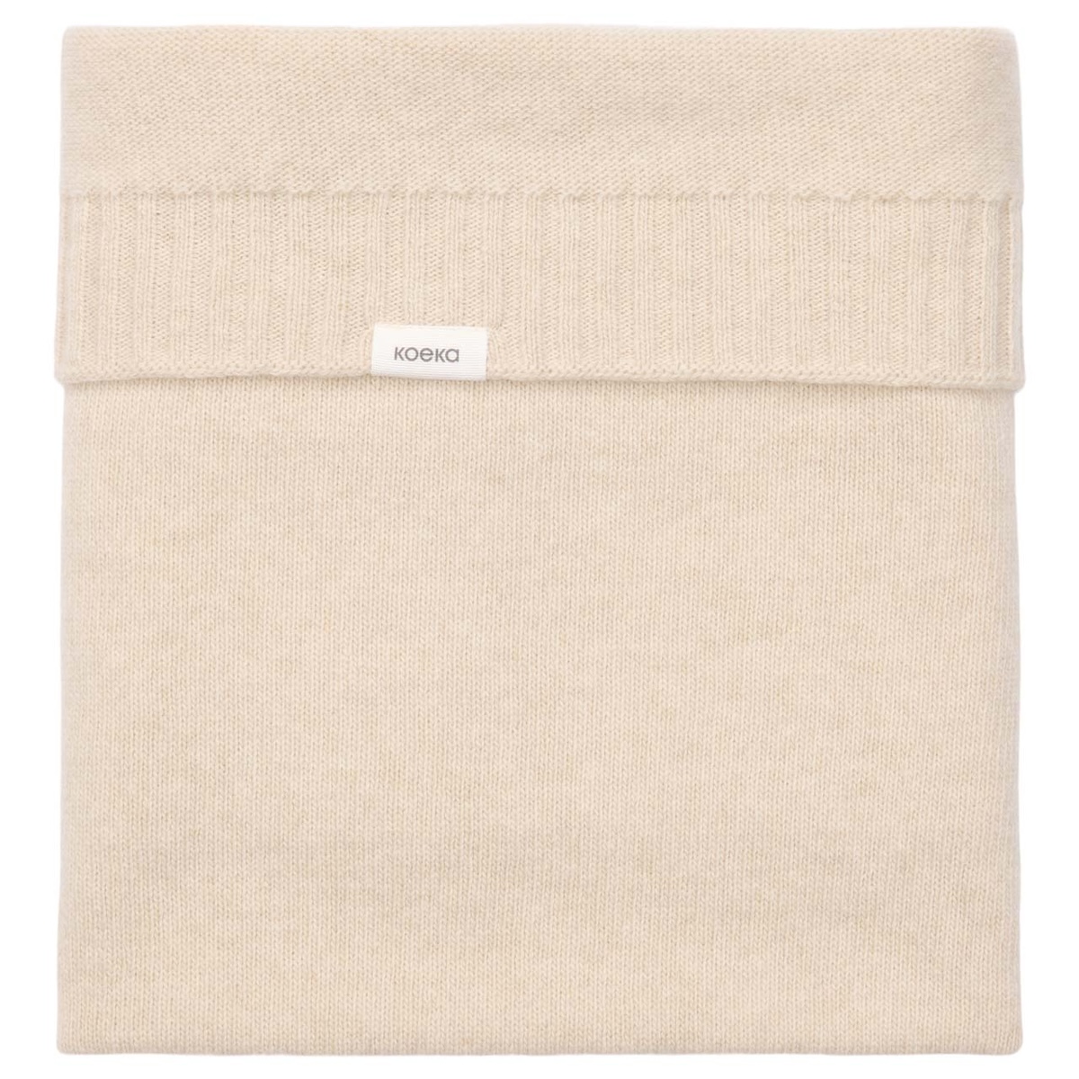 Couverture bébé premium tricoté BEJA Koeka warm white