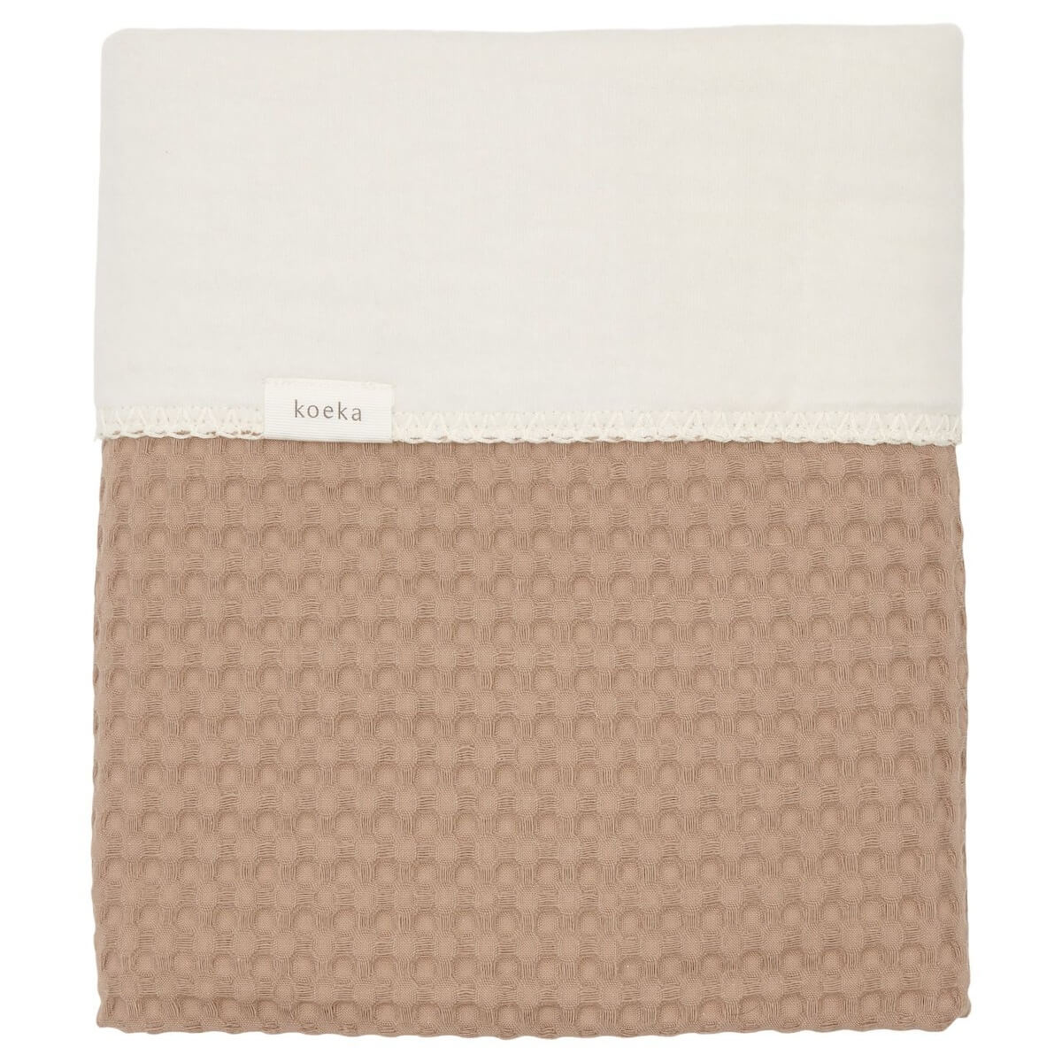 Couverture berceau cotton polaire AMSTERDAM Koeka caffe