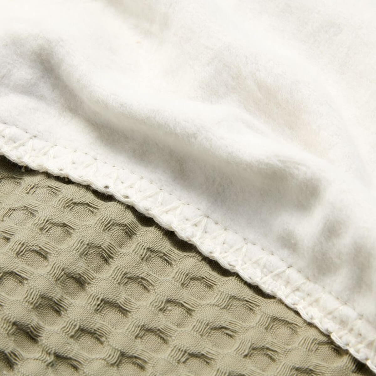 Couverture berceau cotton polaire Amsterdam Koeka moss