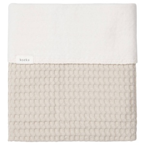 Couverture berceau cotton polaire AMSTERDAM Koeka sand