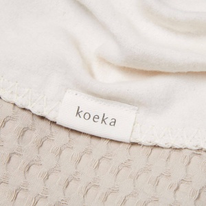 Couverture berceau cotton polaire AMSTERDAM Koeka sand