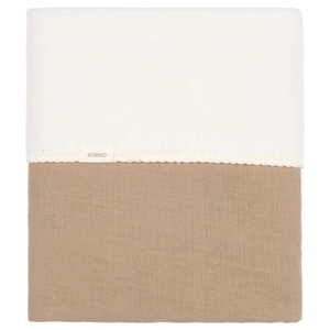 Couverture berceau cotton polaire FARO Koeka caffe