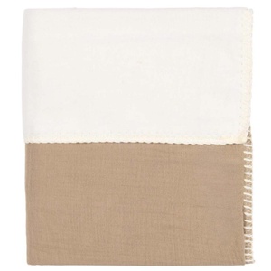 Couverture berceau cotton polaire FARO Koeka caffe
