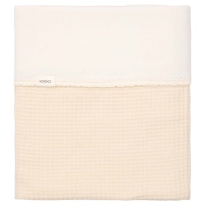 Couverture berceau cotton polaire MALAGA Koeka warm white