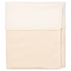 Couverture berceau cotton polaire MALAGA Koeka warm white