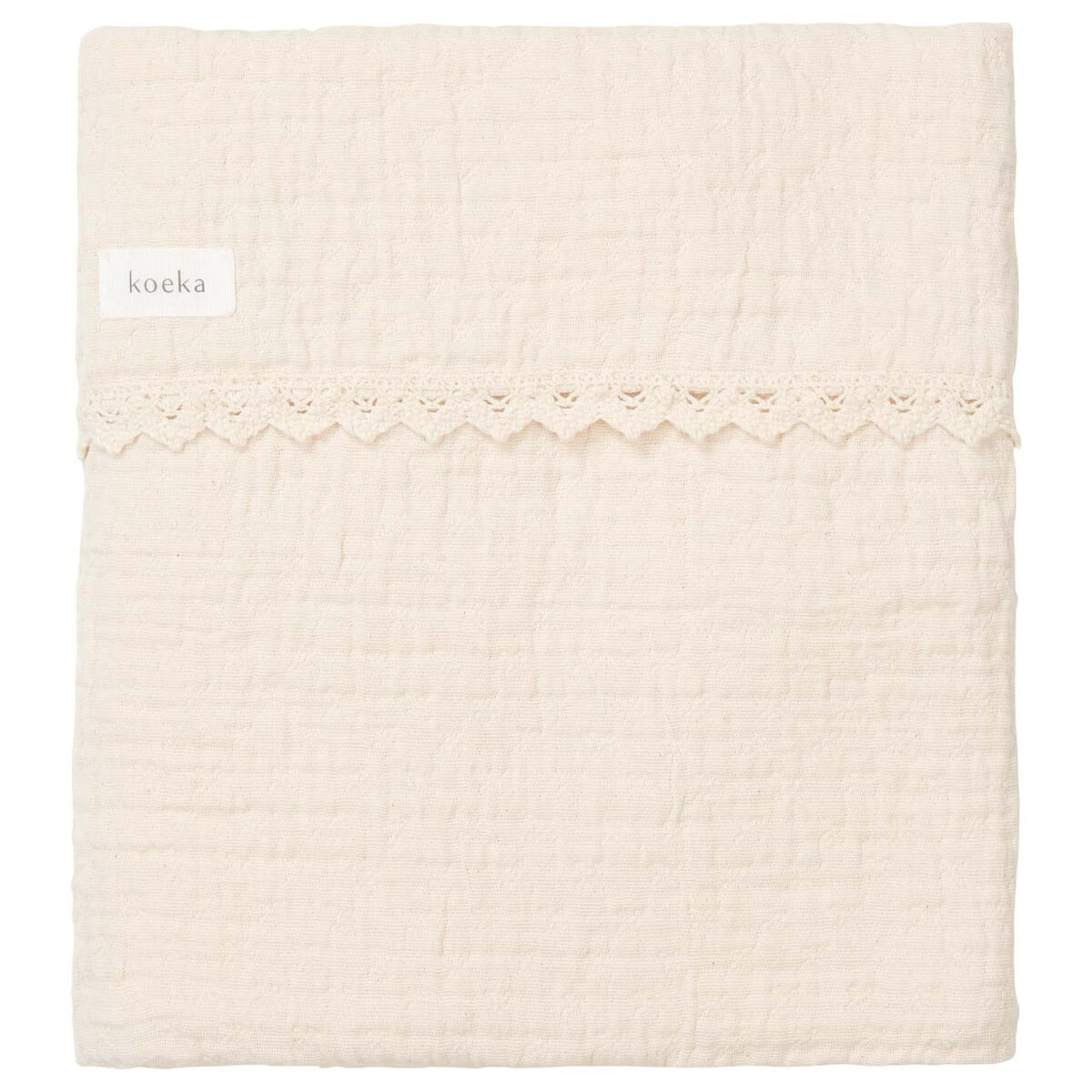 Couverture berceau LACE ELBA Koeka natural