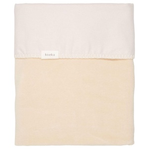 Couverture berceau ODDI Koeka flanelle warm white