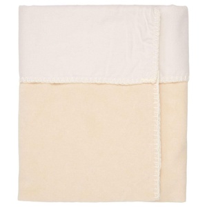 Couverture berceau ODDI Koeka flanelle warm white