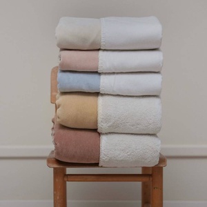 Couverture berceau ODDI Koeka flanelle warm white
