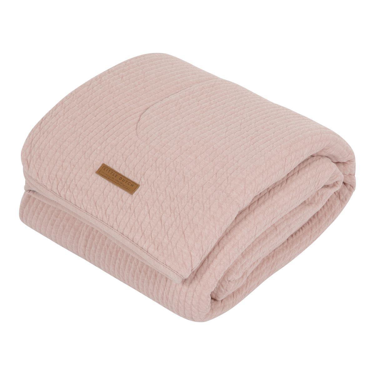 Couverture berceau PURE Little Dutch pink 