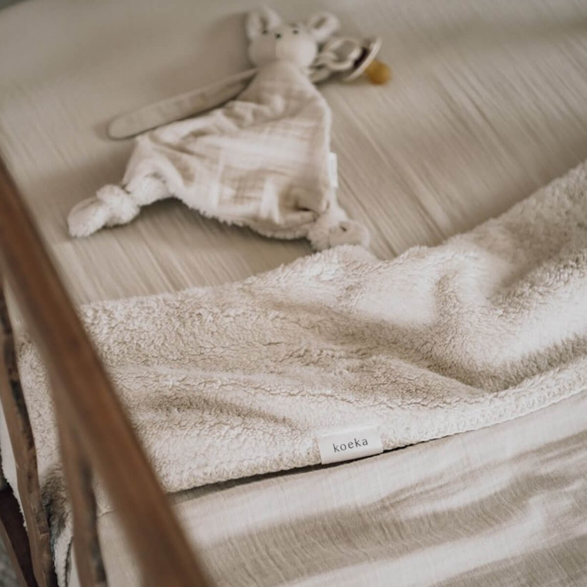 Couverture berceau TEDDY FARO warm white