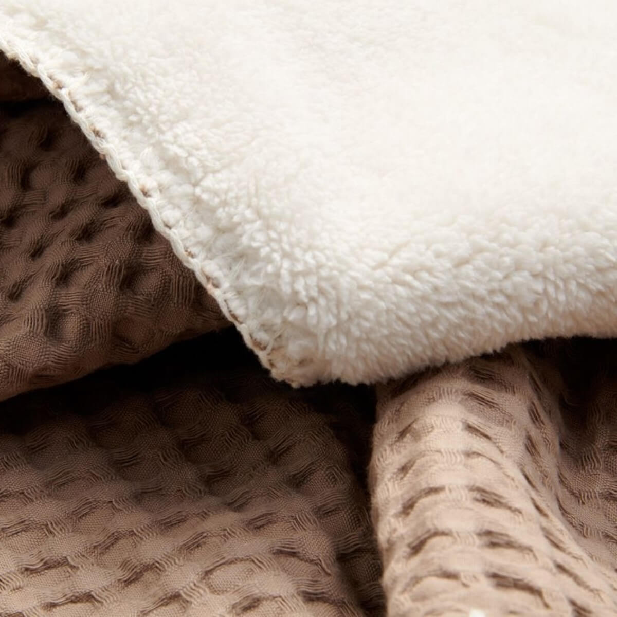 Couverture berceau TEDDY OSLO caffe