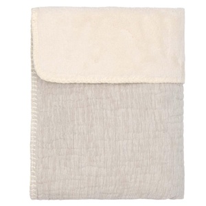 Couverture berceau teddy RIVOLI Koeka stone