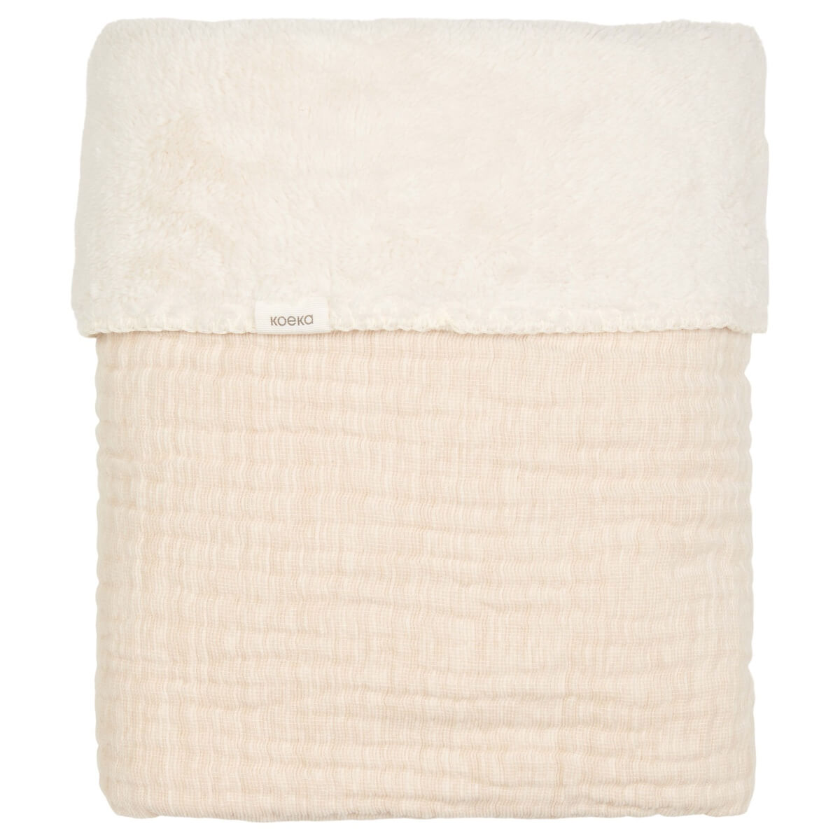 Couverture berceau TEDDY RIVOLI Koeka warm white