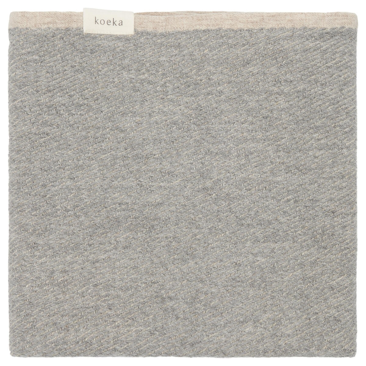 Couverture berceau TORONTO Koeka soft grey