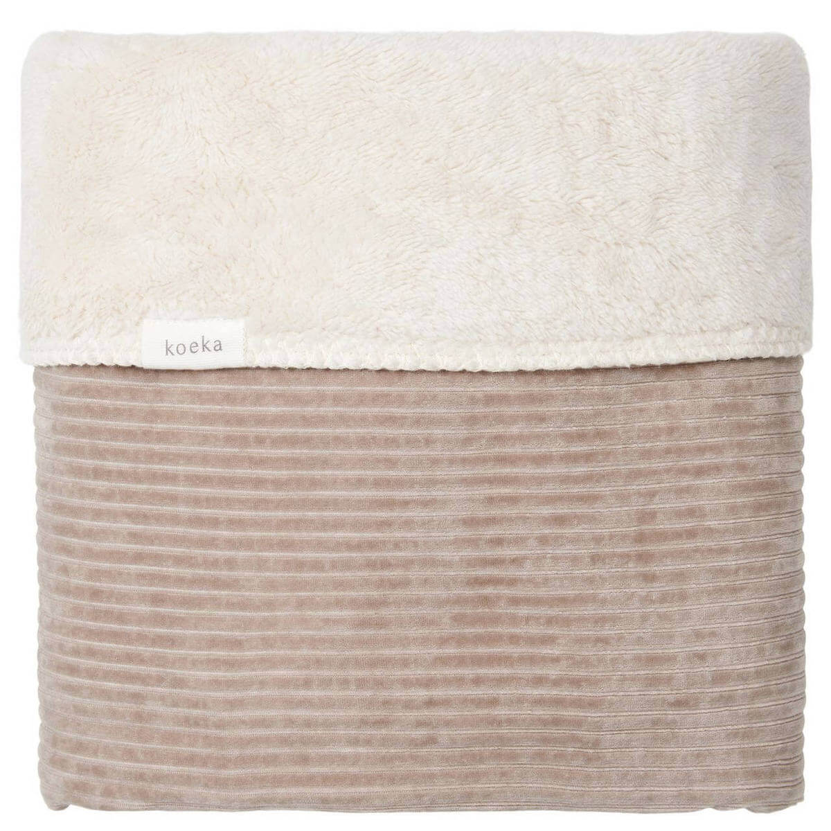 Couverture berceau VIK Koeka teddy clay