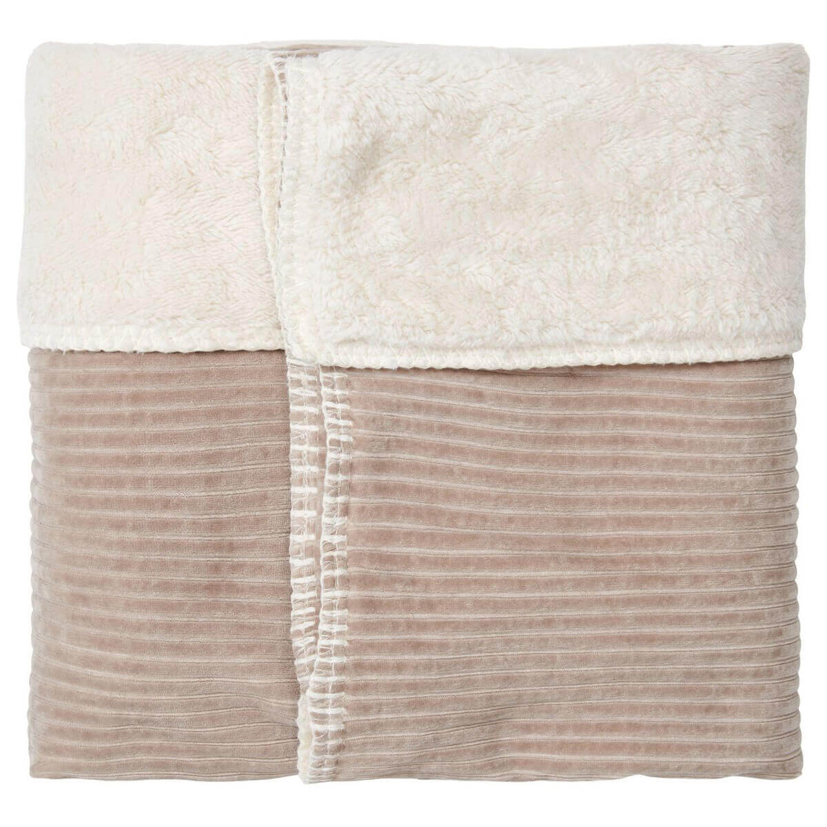 Couverture berceau VIK Koeka teddy clay