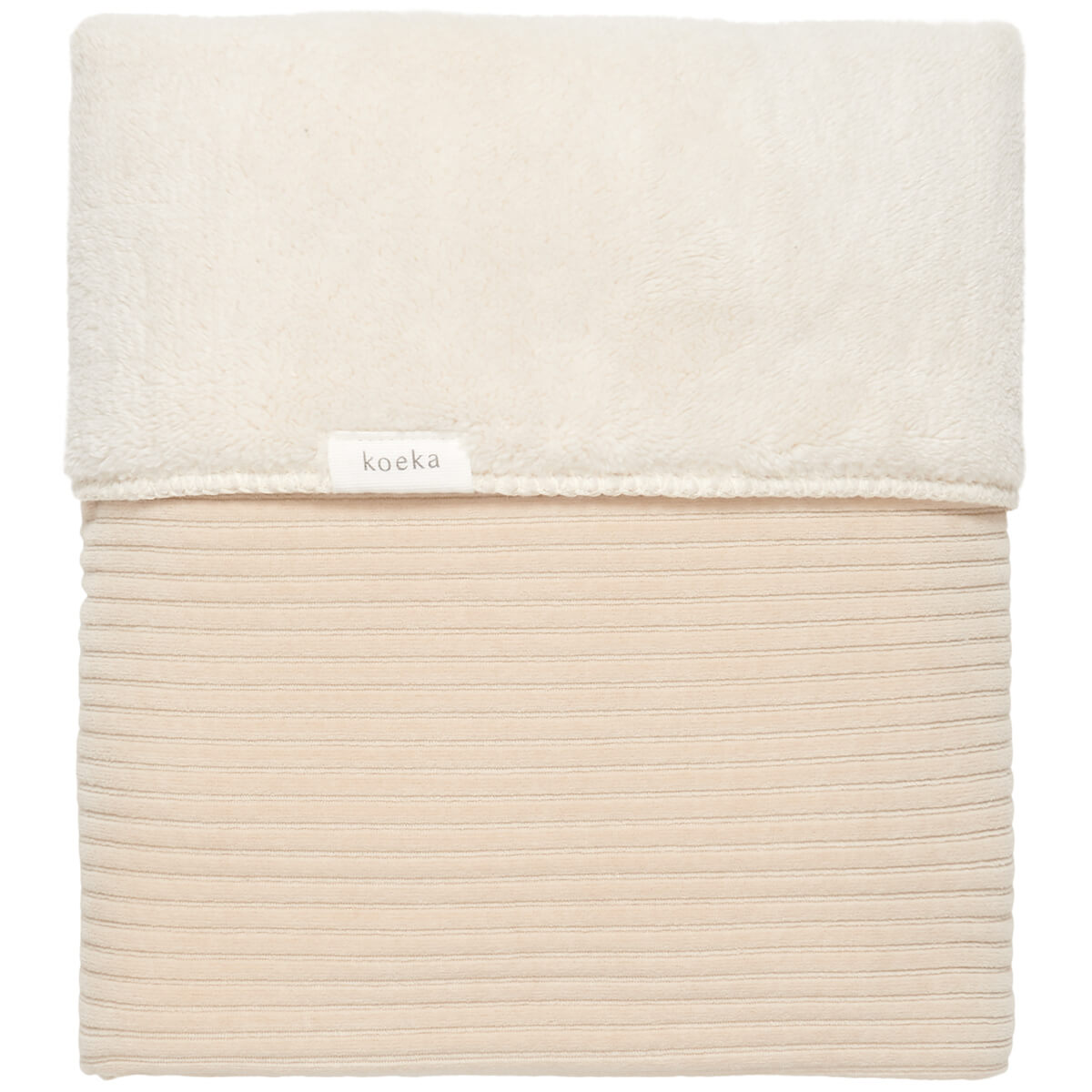 Couverture berceau VIK Teddy Koeka sand