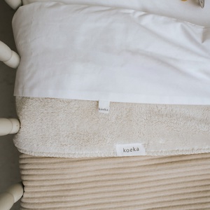 Couverture berceau VIK Teddy Koeka sand