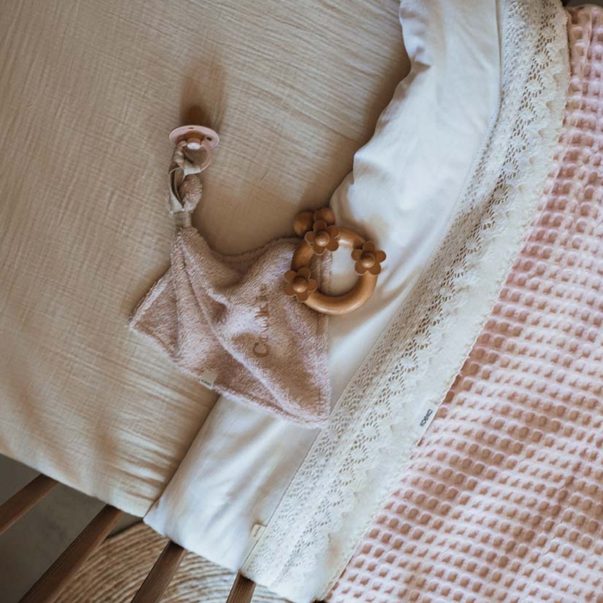 Couverture cotton fleece AMSTERDAM Koeka cotton candy