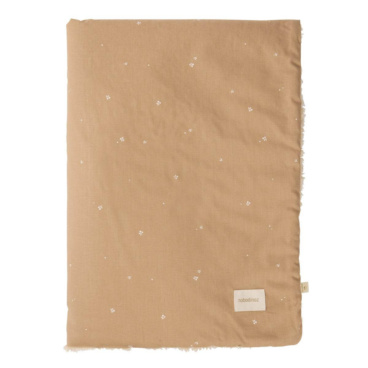 Couverture d'hiver 100x70cm STORIES Nobodinoz blush little cherries