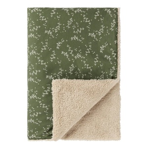 Couverture d'hiver 100x70cm STORIES Nobodinoz green jasmine