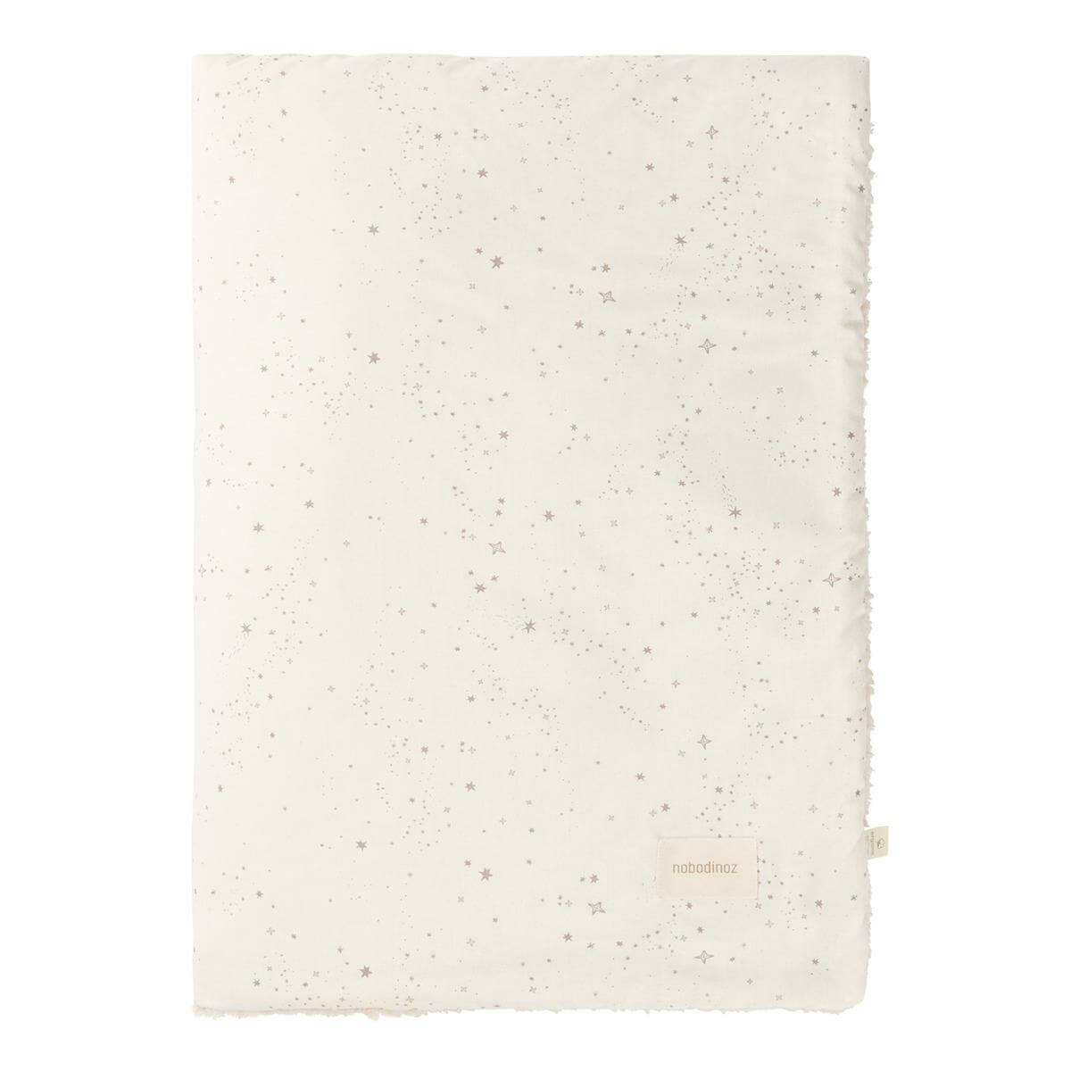 Couverture d'hiver 100x70cm STORIES Nobodinoz natural milky way
