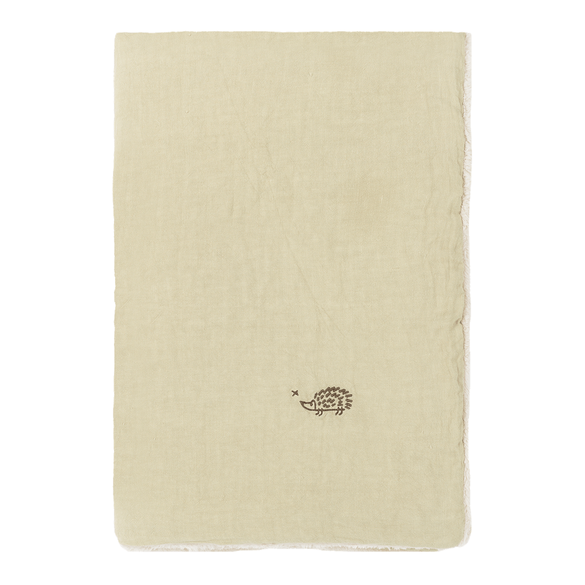 Couverture d'hiver 70x100cm FRENCH LINEN Nobodinoz green tea