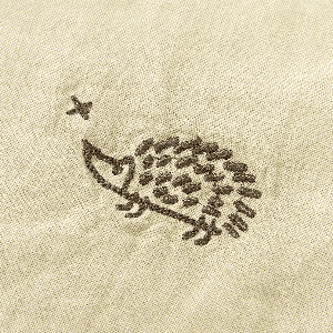 Couverture d'hiver 70x100cm FRENCH LINEN Nobodinoz green tea