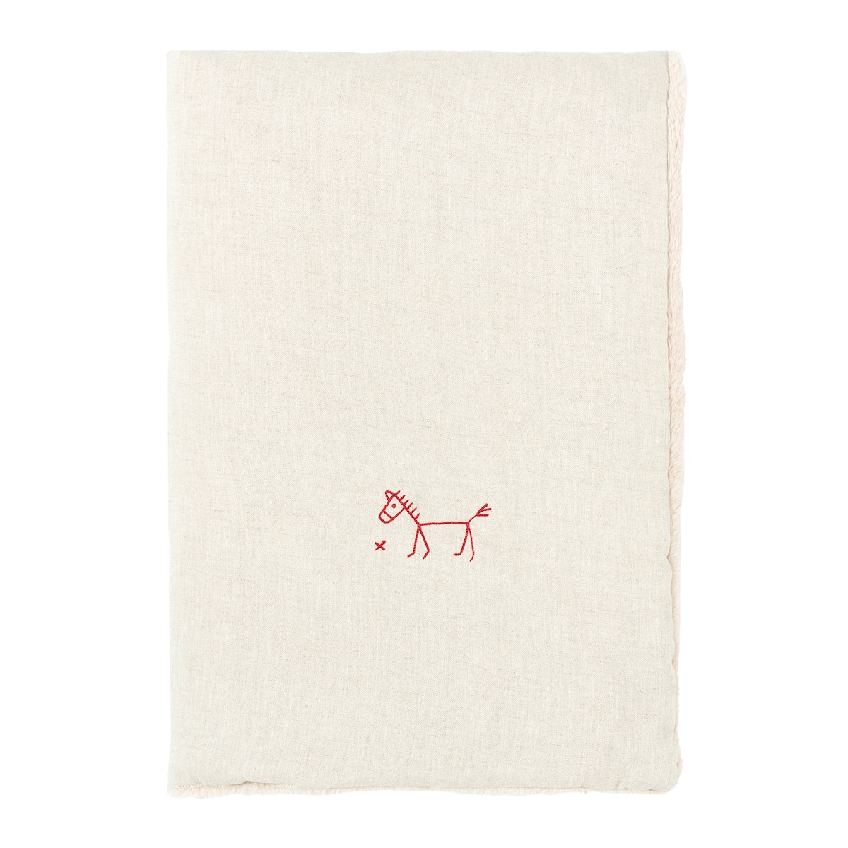 Couverture d'hiver 70x100cm FRENCH LINEN Nobodinoz greige