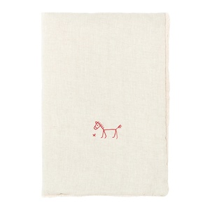 Couverture d'hiver 70x100cm FRENCH LINEN Nobodinoz greige