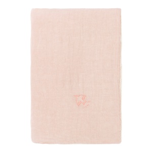 Couverture d'hiver 70x100cm FRENCH LINEN Nobodinoz mauve pink