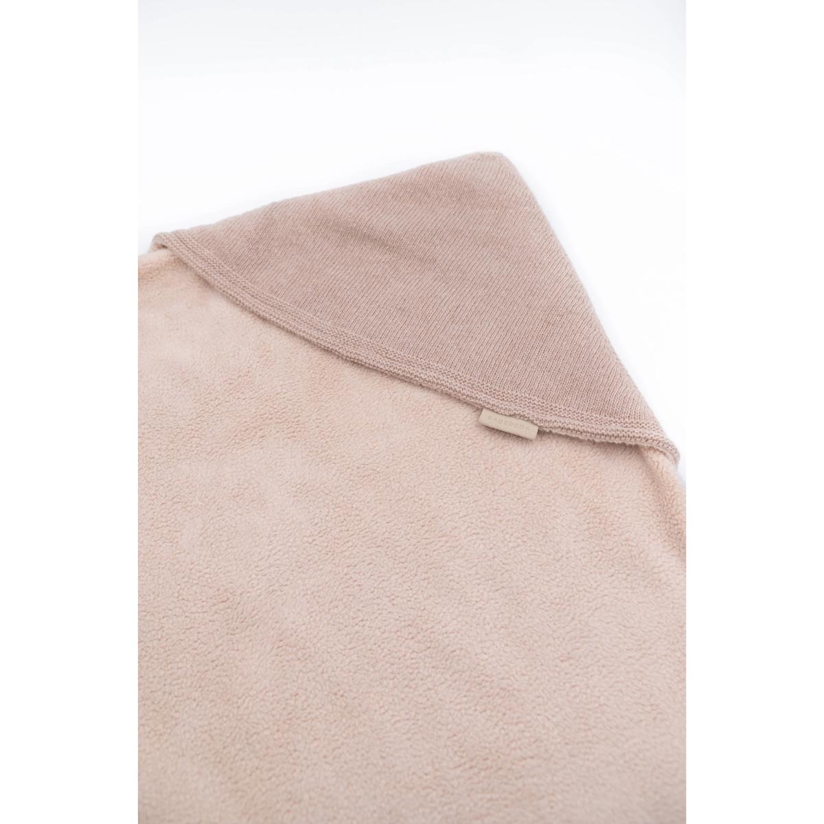 Couverture enveloppant 4 saisons teddy Bamboom vintage pink
