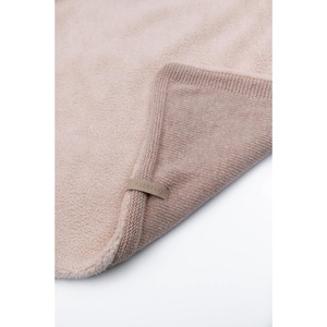 Couverture enveloppant 4 saisons teddy Bamboom vintage pink